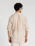LINEN FLAP POCKET SHORT SLEEVES SHIRT